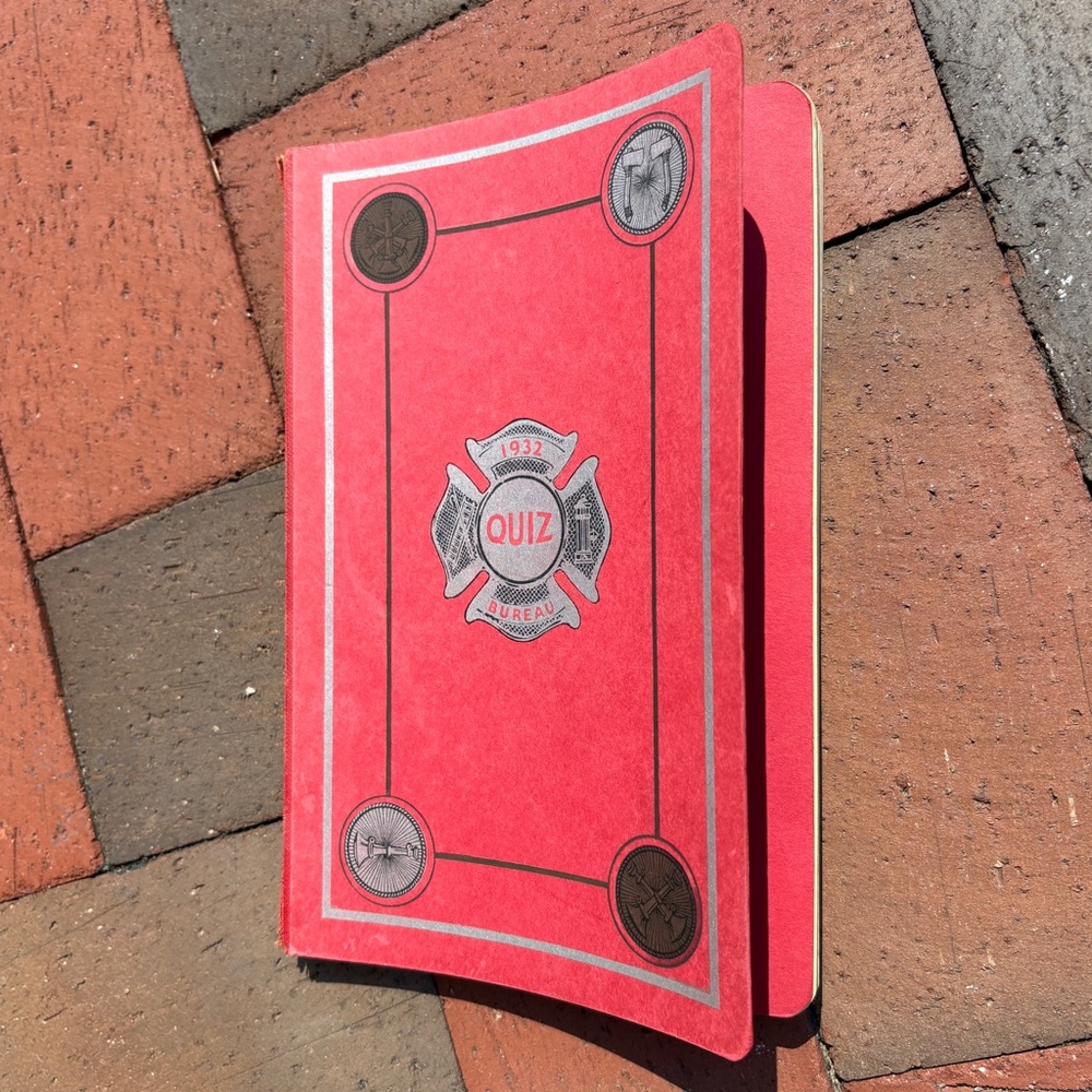 1932 New York Fire Department Firefighter Quiz Book Trial Examinations NYFD NYC - Picture 9 of 11